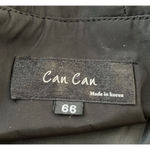 Can Can Jacket Women Medium Black Fit & Flare Glitter Accents Neutral Minimalist Photo 4