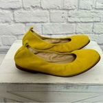 Botkier  Mason mustard yellow suede Ballet Flats, leather sole, fits size 6 Photo 6