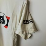 90s Vintage RHS 05 Nature T Shirt Graphic Tee 50/50 Short Sleeve White Medium M Photo 5