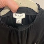 J. Crew Factory High Neck Ruffle Top Black Womens Size XL Photo 6