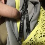 Andrew Marc  Marc NY NWT yellow gray lace‎ dress 8 Photo 6