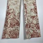 Adrienne Vittadini Pants 6 Boho Floral Straight Leg Hippie Y2K Coastal Granola Photo 2