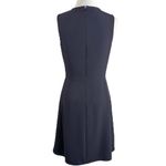 Tory Burch  Sleeveless Erin Crepe Dress in Classic Navy Size 2 Preppy Corporate Photo 3