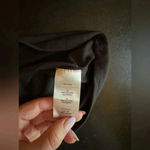 Cooper and Ella  black v neck ruched sleeve with key hole detail in back medium t Photo 5