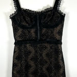 Alexis  Tesi Black Lace mini Cocktail dress‎ Size Small Feminine Designer Sexy Photo 0