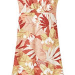 Patagonia NWT Amber Dawn Dress Organic Pink Red Cotton Large Photo 0