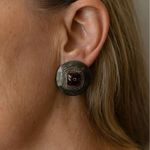 Josep Begay Navajo Indian artist vintage sterling silver earrings Photo 0