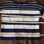 J.Crew  Blouse Coastal Minimalist Striped Top Long Sleeve Nautical yacht Sz XS Photo 8