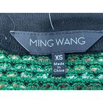 Ming Wang Jacket XS Black Green Tweed Gold Chains Holidays Preppy Twee NWOT Photo 4