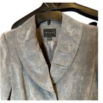 Tribal Blazer Jacket Faux Suede Lined Shawl Collar Size Small Photo 1