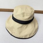Orvis  Wide Brimmed Hat Womens One Size Adjustable Khaki Sun Hat Packable Cotton Photo 3