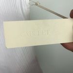 Capulet  Revolve Jasmine Ribbed Shiny Tee Shirt White Size Small Photo 3