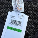 Becca NWT Network Hipster Bikini Bottom - Black/Gold, Cheeky Coverage - Large Photo 3