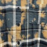 Star Wars Top The Mandalorian Grogu Baby Yoda Plaid Grunge Flannel Size Large Photo 4