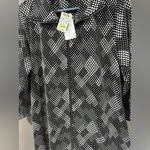 Peck & Peck NWT  Weekend Linen Pintuck Zip Up Photo 2