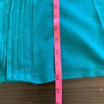 LLBean Cardigan Teal XL REG Supima Cotton Pintuck Open Front Long Sleeve Blue Photo 9