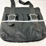 Anat Marin DD Addore Extra Large‎ Purse Handbag Shoulder Soft Gray Leather USA Black Photo 7