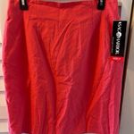 Sag Harbor NWT  Coral Linen & Cotton Skirt Rear Zip size 14 Photo 0