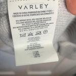 Varley Women’s Calvert Gray White Zebra Print V-neck Oversize Sweater W-170 Sz S Photo 7