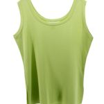 Misook Vintage Y2K  Brat Green Lightweight Coastal Summer Tank Women’s Size S Photo 1