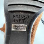 Franco Sarto Vintage Made in Brazil faux leather tall brown tan boots size 8.5 Photo 3