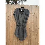 All that jazz ‎ Sparkle Dress Womens Small Glitter Stretchy Vintage Black Silver Photo 1