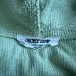 Double Zero Cropped Green Ribbed Jacket Photo 5