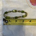 Cute Boho Beaded Elastic Bracelet. Dimensions in photos. Green Photo 2