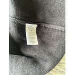 Athleta Women Sweater Dress MP Hot Toddy Black Ruched Long Sleeve Cotton Blend Photo 6