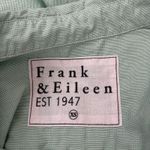 Frank & Eileen  Frank Green Cotton Micro Check Button Up Long Sleeve Shirt Photo 3