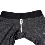 Nike  Dri Fit Mid‎ Rise Black & Gray Cheetah Print Cropped Leggings Sz M Photo 8