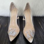 Betsey Johnson Bridal I Do Pumps Women's Size 9.5 Silver Photo 1