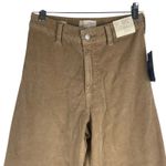 Universal Threads Universal Thread High Rise Sailor Wide Leg Corduroy Pant Brown Size 2R Photo 2