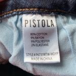 | Pistola Women's High Rise Cropped Denim Blue Jeans Photo 4