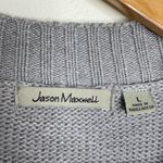 Jason Maxwell  Gray Open Front Cardigan Sweater Women’s Size Large Soft casual Photo 2