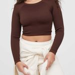 Aerie OFFLINE By  Seamless Waffle Long Sleeve T-Shirt Photo 1