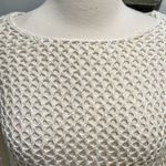 Escapade Ivory Cream Knit Sweater Top Tan Photo 3