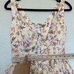 House Of CB  'Alba' Honeyflower Priint Gathered Cotton Midi Dress‎ NWOT Photo 4