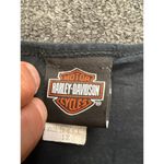 Harley Davidson Womens Black Heart Wings Cotton V Neck Long Sleeve T Shirt Sz 1X Photo 7