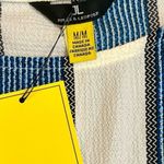 Jules & Leopold New! NWT Textured Striped 3/4 Sleeve Blouse Medium Photo 7