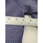 Athleta  Jacket Full Zip Fitted Athletic Running Activewear Blue Pattern‎ XS Photo 7