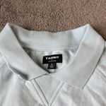 Playboy  Pacsun Soft Blue Polo Cropped Top SIZE S Photo 2