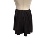 Brandy Melville PacSun Black Skater Skirt Faux Suede Size S/M Photo 3