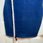 Windsor  Blue Lace-Up Mini Denim dress Size Large Photo 4