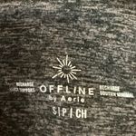 Offline By Aerie Sipich Hugger Longline Racerback Pullover Cami Crop Top Size S Black Photo 2