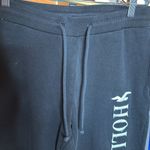 Hollister  Y2K Embroidered High Rise Black Joggers Size Small Photo 2