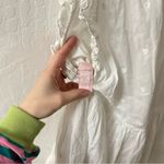 The Kooples  Rent the Runway White Ruffle Heart Embroidered Ruffle Sleeveless Dress 1 Photo 8