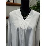 Boutique Why Dress Women's White 100% Cotton V Photo 2