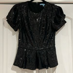 Antonio Melani  New‎ Yrs Eve ready! Sequin peplum top!!! Size 4 Photo 0