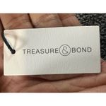 Treasure & Bond  Ivory Boyfriend Check Scarf - Oversized Plaid Wrap NWT Photo 2